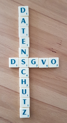 Buchstaben Datenschutz-DSGVO