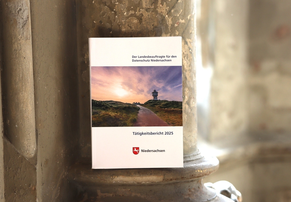 TB2025 vor einer dorischen Säule.