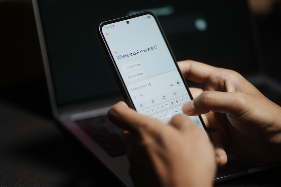 Chatbot auf dem Smartphone